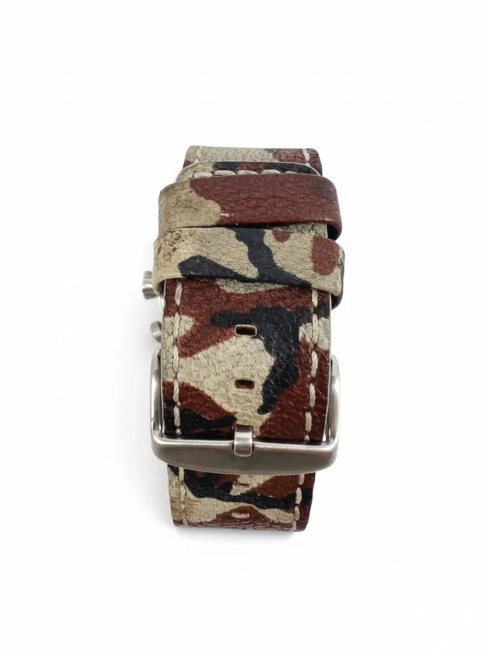 Alpina Startimer Pilot Chronograph Camo Swiss Watch w/ Box & Extra Strap